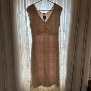 Elegant Cream Lace Dress